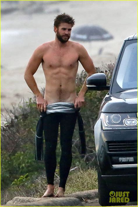 liam hemsworth nude|Fans react to nearly naked Liam Hemsworth photos 